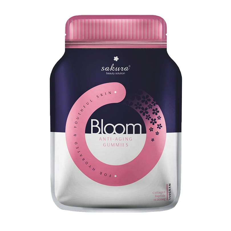 Sakura Bloom Anti Aging Gummies 35 Viên - Bổ Sung Collagen