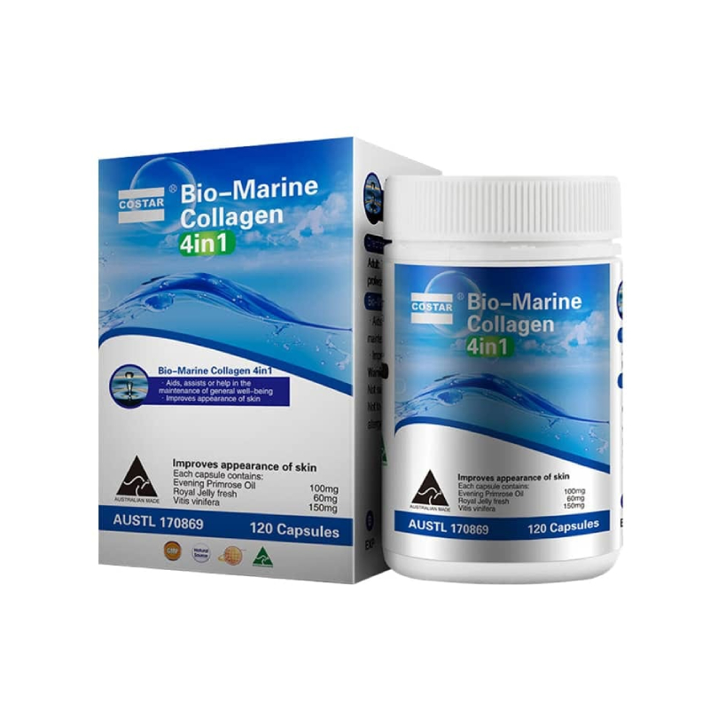 Bio Marine Collagen 4 In 1 - Viên Uống Đẹp Da 4 Trong 1
