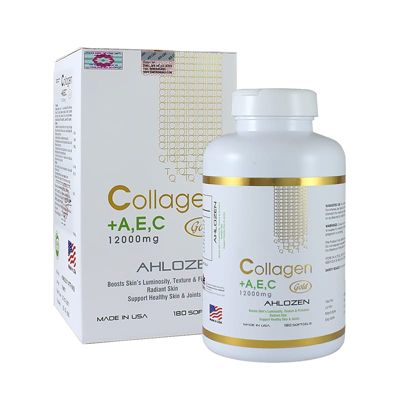 Collagen AEC Gold 180 Viên - Trẻ Hóa Da Từ Bên Trong