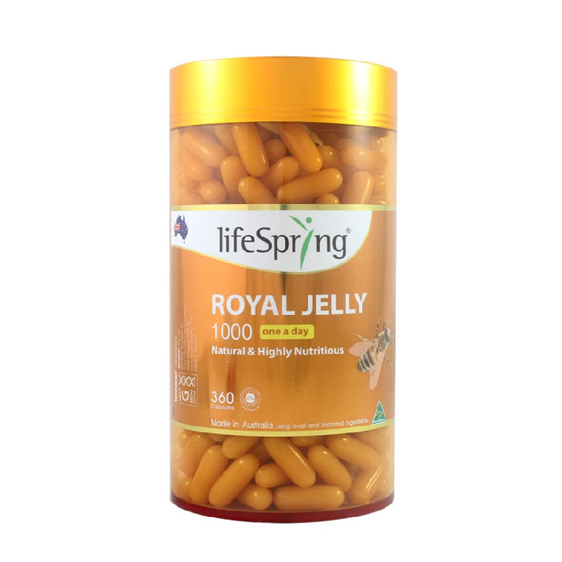 LifeSpring Royal Jelly 360 Viên - Chống Lão Hóa, Làm Đẹp Da 