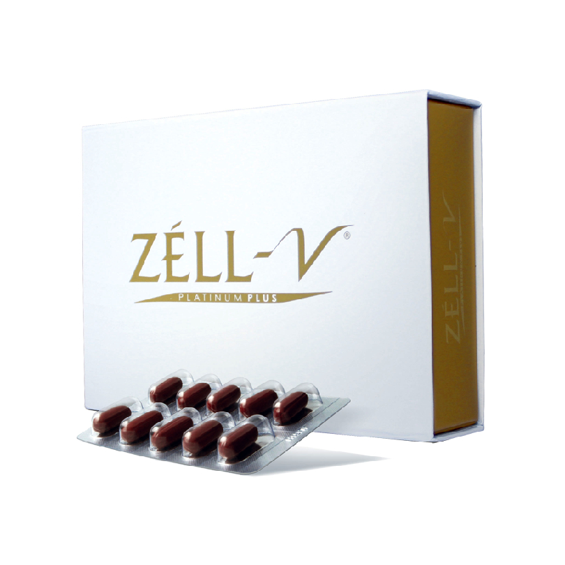 Zell V Platinum Plus 30 Viên - Trẻ Hóa Da, Làm Mờ Nếp Nhăn