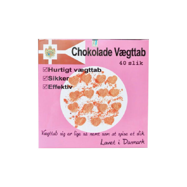 Chokolade Vaegttab 40 Viên - Kẹo Socola Giảm Cân Tiện Dụng