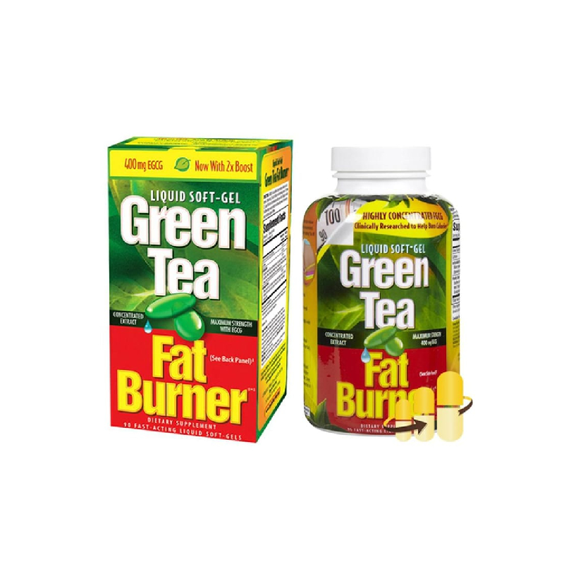 Green Tea Fat Burner 200 Viên - Giảm Cân Chiết Xuất Trà Xanh