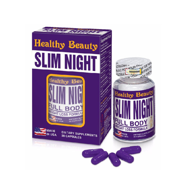 Healthy Beauty Slim Night 30 Viên - Hỗ Trợ Giảm Cân Ban Đêm