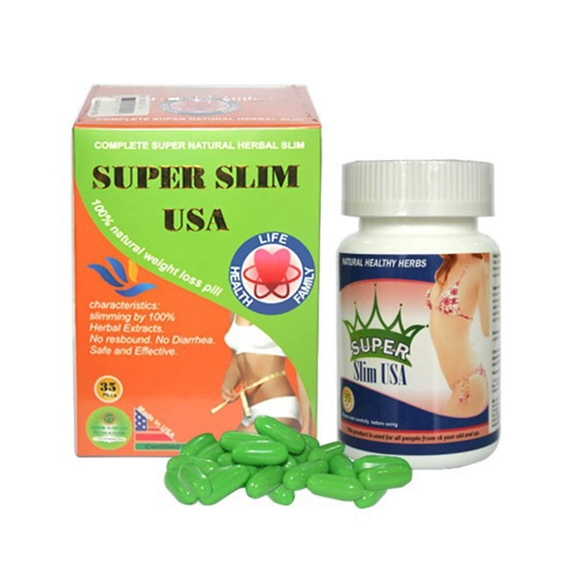 Super Slim USA 35 Viên - Giảm Các Vùng Mỡ Thừa Khó Tan