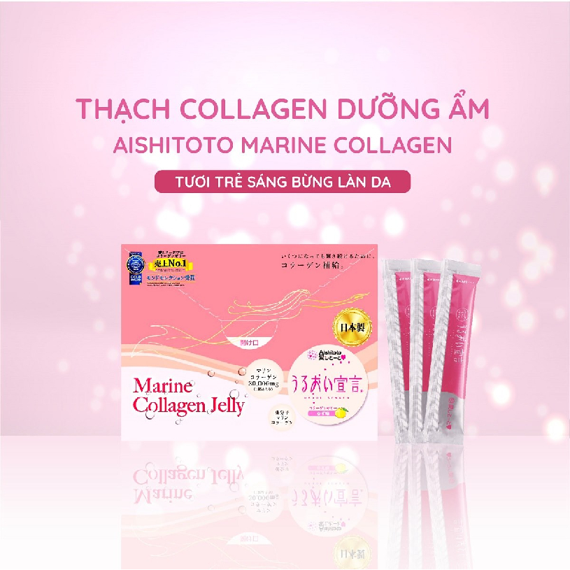 Aishitoto Marine Collagen Jelly 30 gói