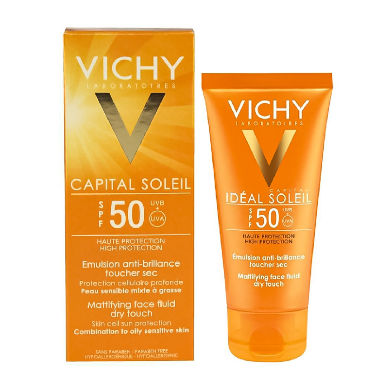 Vichy Ideal Soleil SPF 50+ 50ml - Kem Chống Nắng Tối Ưu